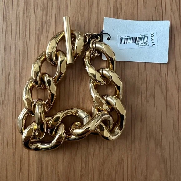 Banana Republic AUREUS + ARGENT Gold Chain Bracelet - Picture 3 of 3